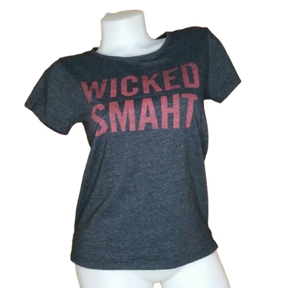 Local Pride Boston Wicked Smaht Gray T Shirt Small - Picture 8 of 8
